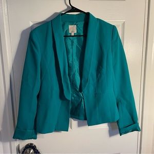 Teal blazer